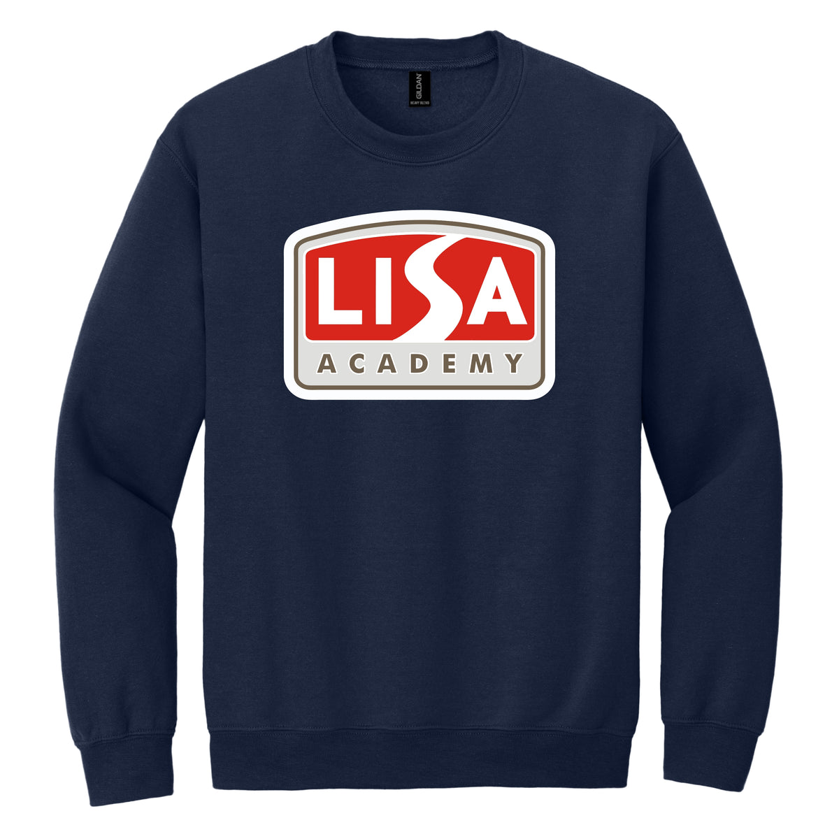 LISA Academy | LISA Screen Printed Logo | Gildan® Heavy Blend™ Crewneck Sweatshirt (18000)