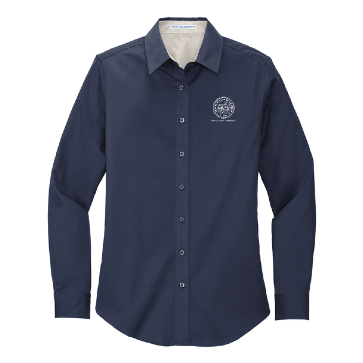 City of Waterbury | Port Authority® Women's Long Sleeve Easy Care Shirt (L608)