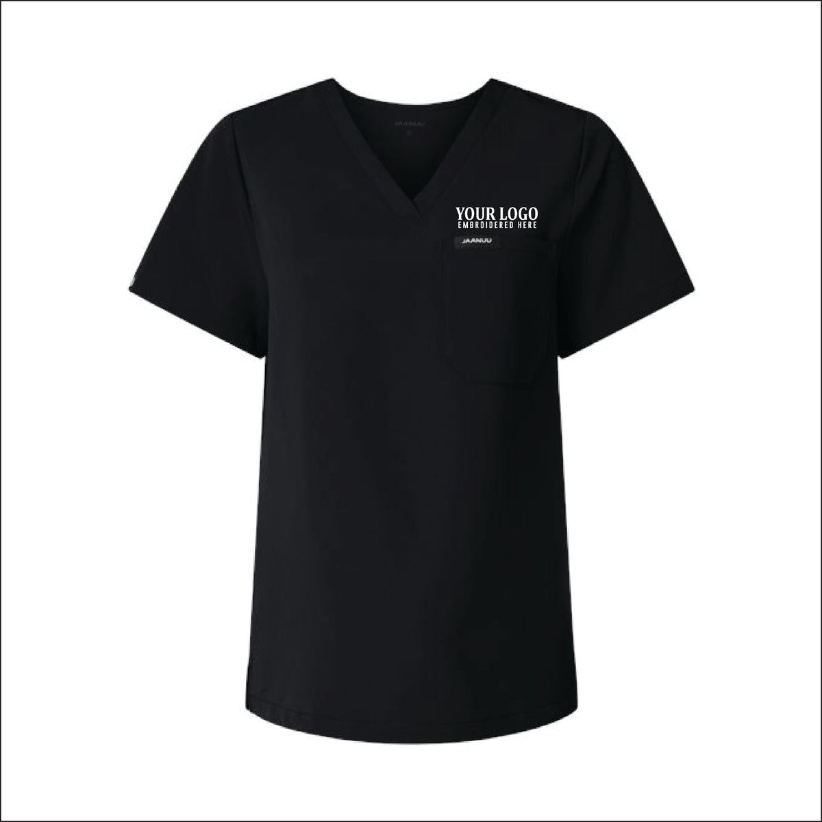 UVC | Jaanuu Women's Rhena Essential 1-Pocket Scrub V-Neck Top (W10001)
