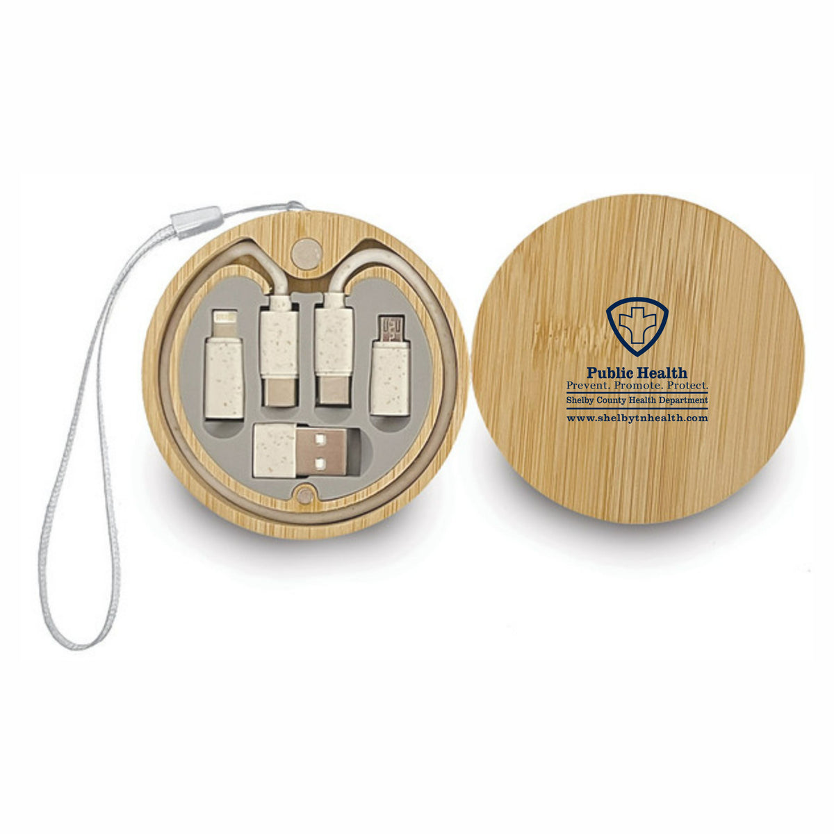 Shelby County Health Dept. | Bamboo Charging Cable
