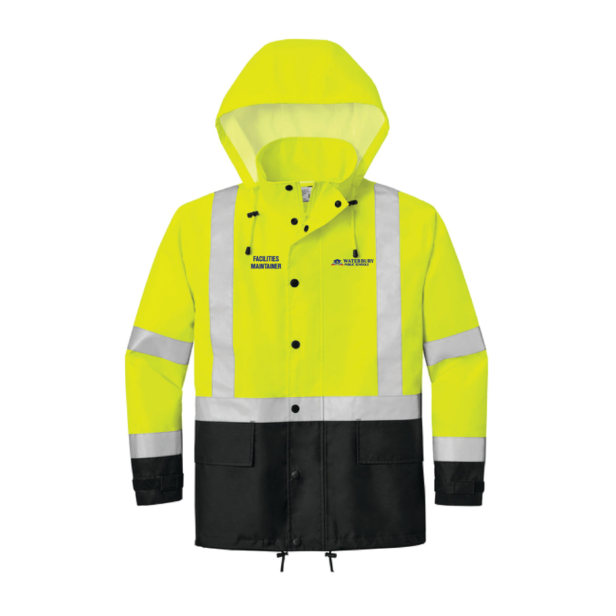 City of Waterbury PS | CornerStone® ANSI 107 Class 3 Rain Jacket (CSJ504)