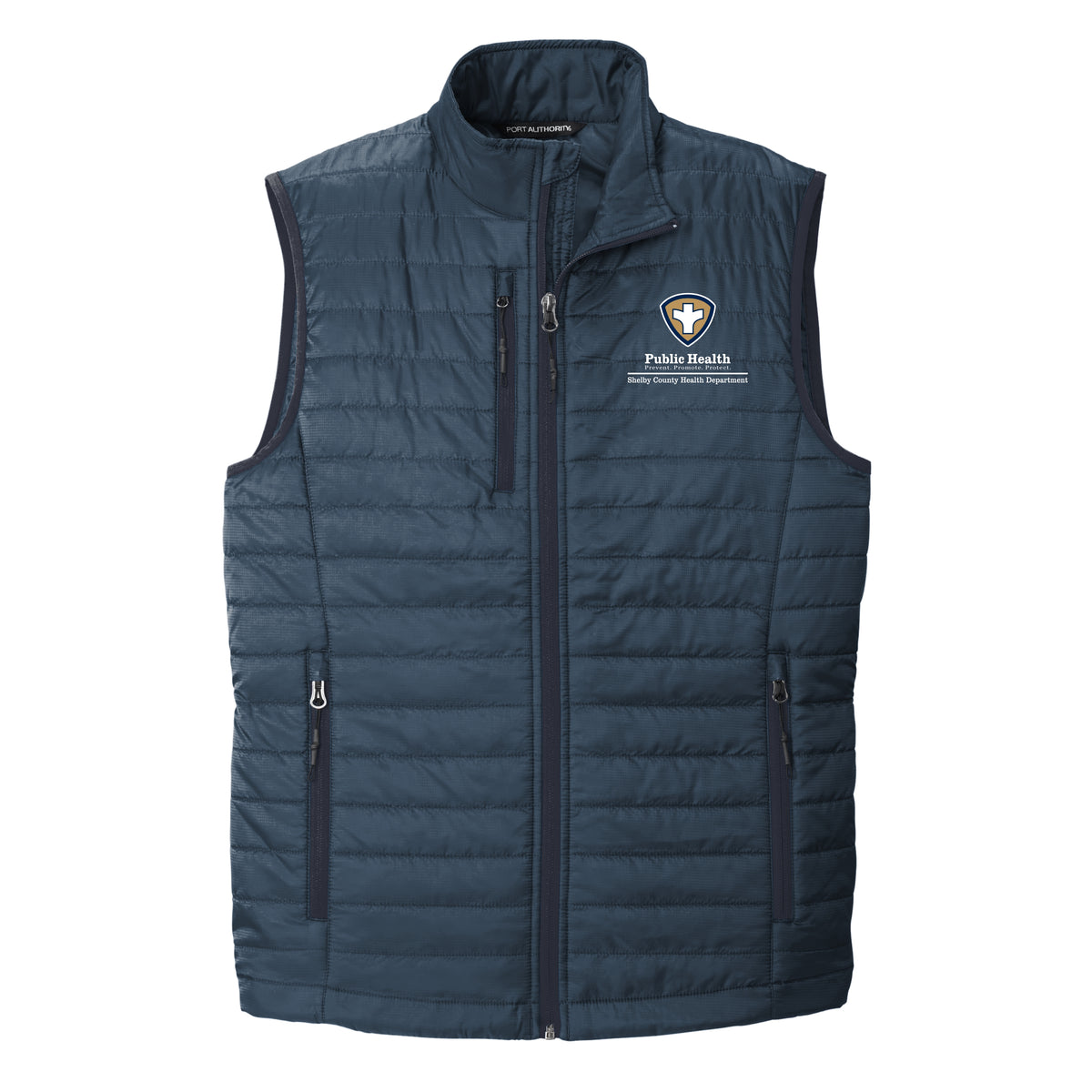 Shelby County Health Dept. | Men Packable Puffy Vest