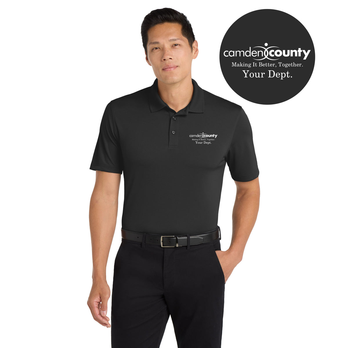 Camden Co. | Men's Micro-Mesh Polo