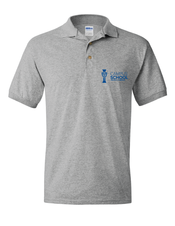 U of M Campus School polo - grey